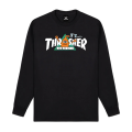Лонгслив Thrasher X Toy Machine Vortex Ls 314065 (black)
