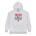 Худи Thrasher X Toy Machine Monster-Gram 315043 (ash grey)