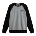 Толстовка Vans Core Basic Raglan Crew VN000HNV4ZY1 (black-cement heather)