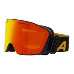 Маска Горнолыжная Alpina Nendaz Q-Lite A7291832 (black-yellow matt-q-lite red)