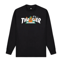 Лонгслив Thrasher X Toy Machine Vortex Ls 314065 (black)