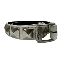 Ремень Lowlife X-Large LL694 (white-silver)