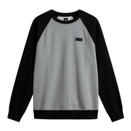 Толстовка Vans Core Basic Raglan Crew VN000HNV4ZY1 (black-cement heather)