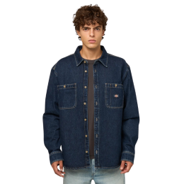 Рубашка Dickies Mechanic Denim Shirt LS DK0A87PX0DD1 (dark indigo)