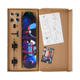 Скейтборд-Набор Supersonic Spaceman Old School Shape SSN-7.875 (blue)