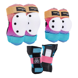 Набор Защиты Детский Triple 8 Saver Series Pads 3-Pack Jr T8-SSP3PJRSNST (sunset)