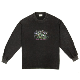 Лонгслив Magamaev Blossom mag26-blolsblk (black dyed)