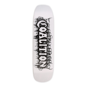 Дека Коалиция Skull Logo 8.5” X 32.55” coalition23-skulllogo (white)