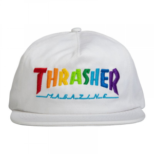 Кепка Thrasher Rainbow Mag Snapback 3131397 (white)