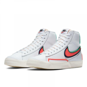 Кроссовки Женские Nike Blazer Mid '77 Infinite DC1746-103 (white-bright crimson-blue void)