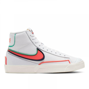 Кроссовки Женские Nike Blazer Mid '77 Infinite DC1746-103 (white-bright crimson-blue void)