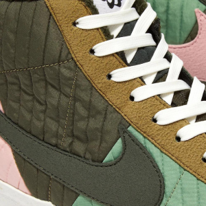 Кроссовки Nike Blazer Mid '77 Lx "Patchwork Quilt" DD8024-300 (olive brown)