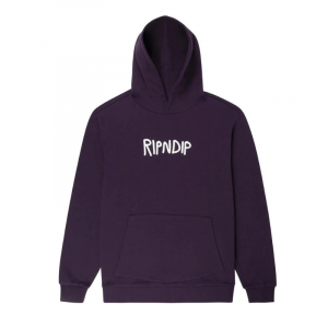 Худи Ripndip Rubber Logo Hoodie RND10206 (dark purple)