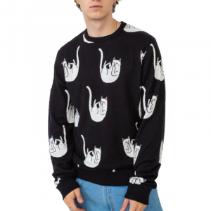 Свитер Ripndip Falling Nerm Knit Sweater RND10199 (black)