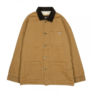 Куртка Dickies Duck High Pile Flce Line Chore Jckt DK0A4XGASBD1 (stone washed brown duck)