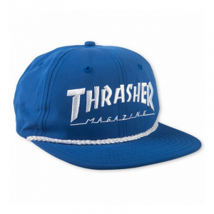 Кепка Thrasher Logo Rope Snapback 3131334 (blue-white)