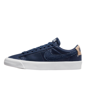 Кеды Nike SB Zoom Blazer Low Pro GT Prm DM8890-400 (midnight blue-white-eraser biege)