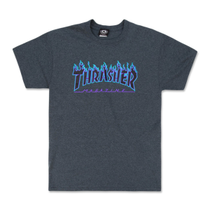 Футболка Thrasher Flame Logo 311161 (dark heather)