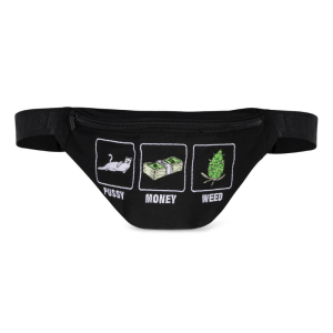 Сумка На Пояс Ripndip Pussy Money Weed Fanny Pack RND10172 (black)