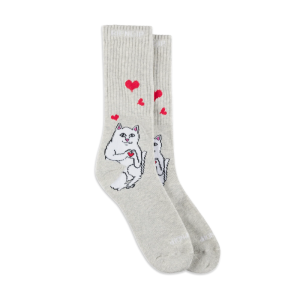 Носки Ripndip Nermal Loves Socks RNDSUM24204 (ash heather)