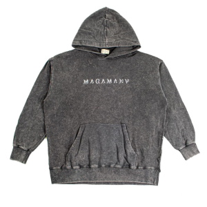 Худи Magamaev Acid Wash Script Hoodie maga24-acidw-gry (grey)