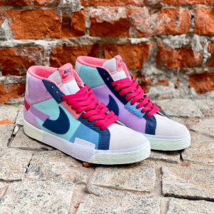 Кеды Nike SB Zoom Blazer Mid Premium DA8854-500 (lilac-court blue)