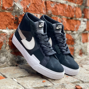 Кеды Nike SB Zoom Blazer Mid Premium DA8854-001 (black-white-wolf grey)