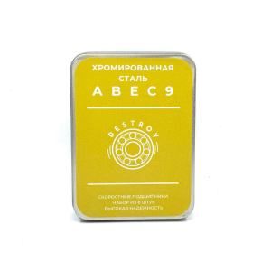 Подшипники Destroy Gold Chrome Abec 9 dstr21-gldchrm9 (gold)