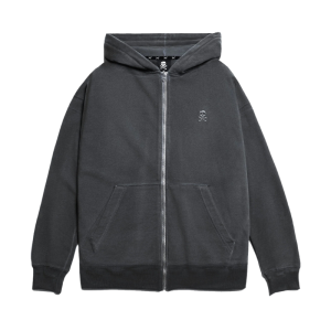 Худи На Молнии Hardlunch Garment Dye 5024000063 (черный)