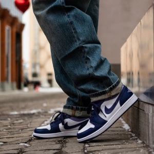 Кроссовки Jordan Air Jordan 1 Low 553558-515 (sky j purple-skyj lt purple)