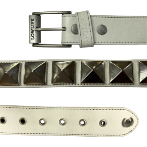 Ремень Lowlife X-Large LL694 (white-silver)