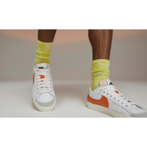 Кроссовки Nike Blazer Low '77 Jumbo DN2158-100 (white-alpha orange-grey fog)