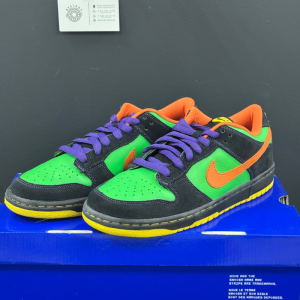Кеды Nike SB Dunk Low Premium "Green Spark Hoop Orange" 313170-381 (green spark-hoop orange)