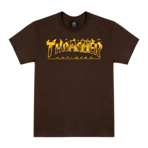 Футболка Thrasher Pigeon Mag 311618dchoc (dark chocolate)