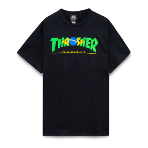 Футболка Thrasher Brazil Revista 311573 (black)
