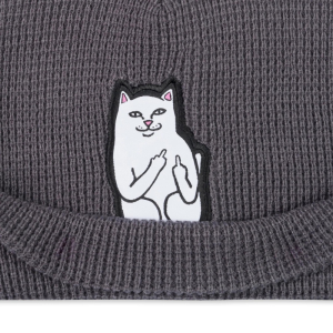 Шапка Ripndip Lord Nermal Waffle Knit Beanie RND10284 (black)