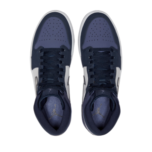 Кроссовки Jordan Air Jordan 1 Mid 554724-445 (obsidian-obsidian)