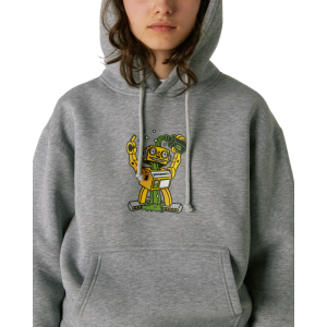 Худи Postaments Alkobot post-alkohoodhg-24 (heather grey)