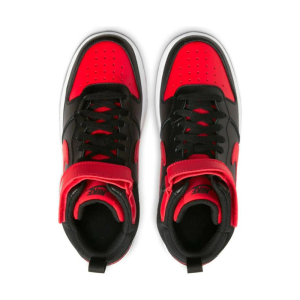 Кроссовки Nike Court Borough Mid 2 GS CD7782-003 (black-university red)