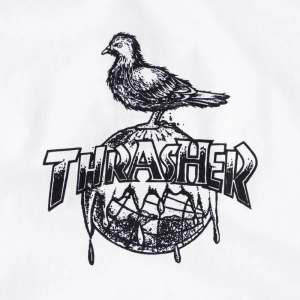 Футболка Thrasher Cover The Earth 311615wht (white)