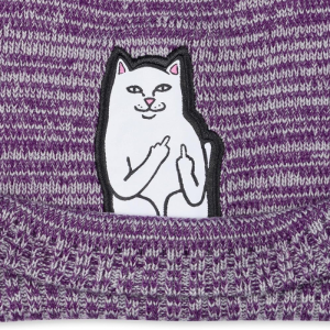 Шапка Ripndip Lord Nermal Marled Beanie RND10283 (dark purple)