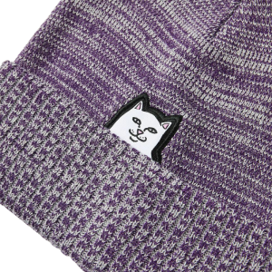 Шапка Ripndip Lord Nermal Marled Beanie RND10283 (dark purple)
