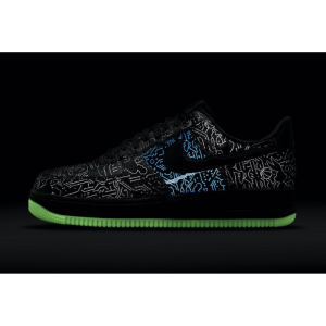 Кроссовки Nike Air Force 1 '07 X Computer Chip Space Jam DH5354-001 (black-lt blue fury)