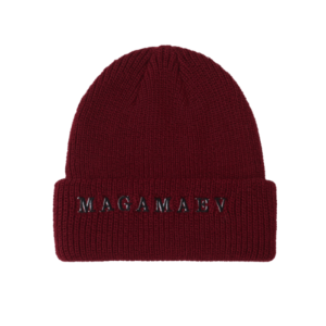Шапка Magamaev Script Beanie magafa22-scrptbnbor (bordo)