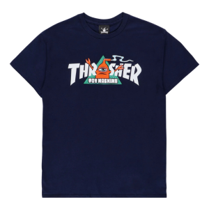 Футболка Thrasher X Toy Machine Vortex 311626-navy (navy)
