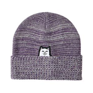 Шапка Ripndip Lord Nermal Marled Beanie RND10283 (dark purple)