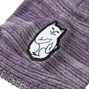 Шапка Ripndip Lord Nermal Marled Beanie RND10283 (dark purple)