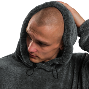 Худи Hardlunch Fur Hood 5024000056 (темно-серый)