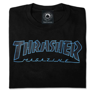 Футболка Thrasher Outlined 311172 (black-black)