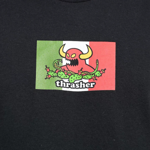 Футболка Thrasher X Toy Machine Hecho 311622-blk (black)